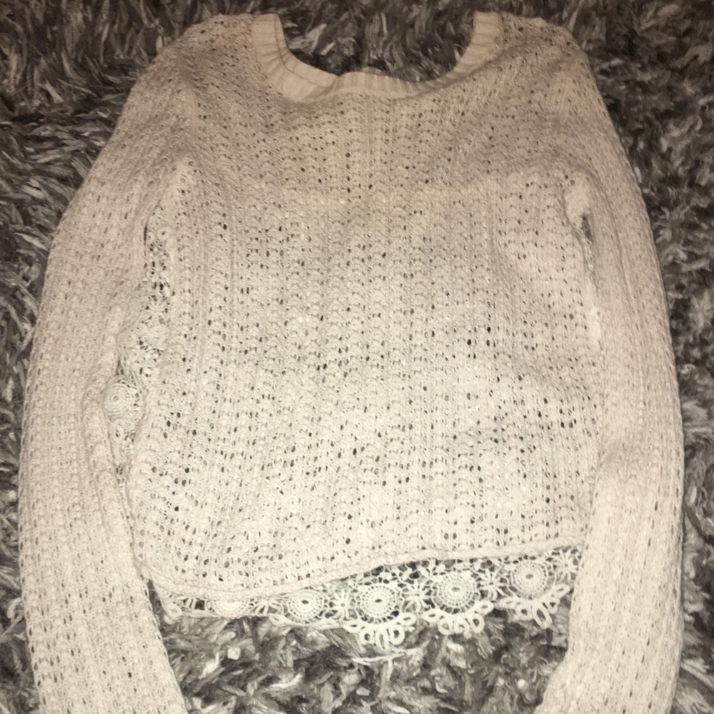 Crochet sweater